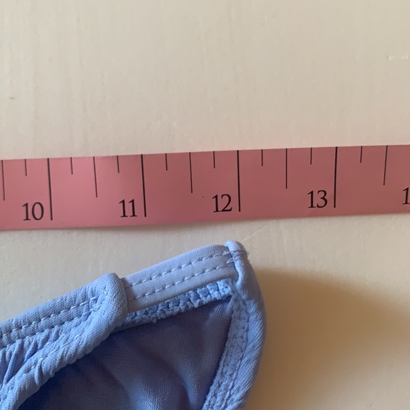 Xhiliration Powder Blue Textured Bikini Set - Picture 14 of 16